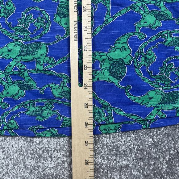 Lilly Puiliter Tunic Top Womens Small Hoodie Elephant Embroidery Beach Pool - Picture 9 of 12